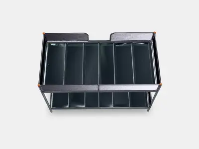 TUFFING Bunk bed frame Low-poly 3D model