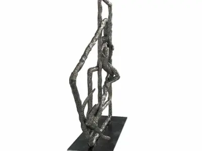 Gardeco TOUCH Bronze sculpture 3d model 3D model
