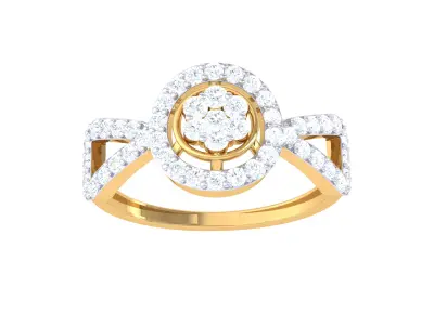 Women Ring  Render 3dm STL OBJ FBX Details 3D print model 129