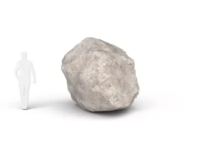 Rock M09A Low-poly 3D model