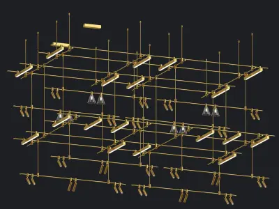 Track light Liberty 3 in 1 3D model