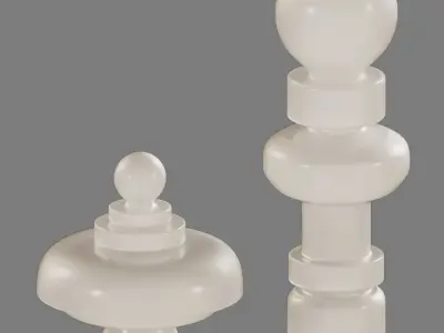  Regina and Re lamps by Bobo Piccoli 3D model