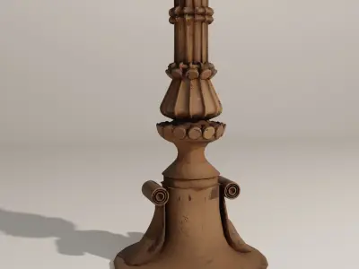 new york street light 3D model