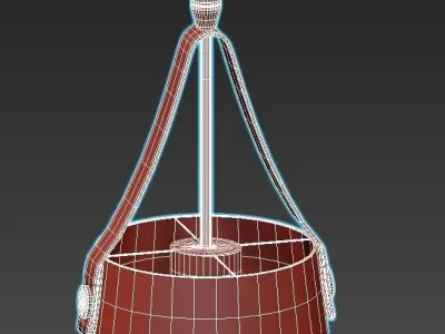 lumion-tristen-3641-1 pendant light with shade 3D model