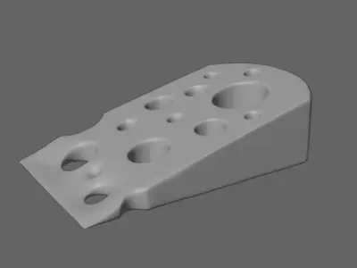 CHEESE DOORSTOP 3D print model