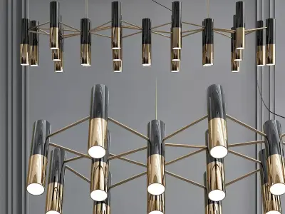 Delightfull chandelier 3D model