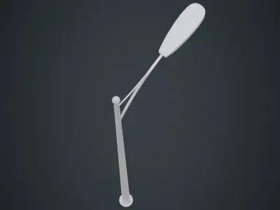 Street Light 5A Low-poly 3D model