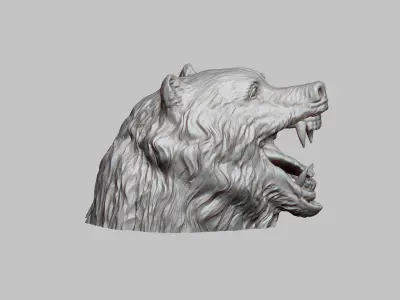 bear headphone stand Headset Stand Perfect Gamer Gift  3D print model