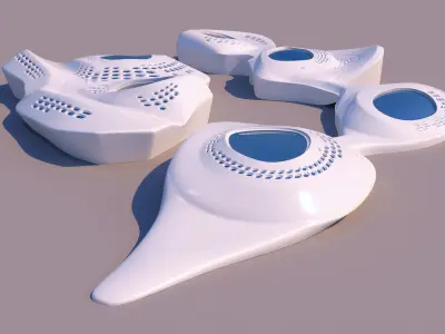 0109 - Organic Building 3D model