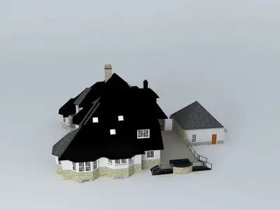 Mansion house Free 3D model