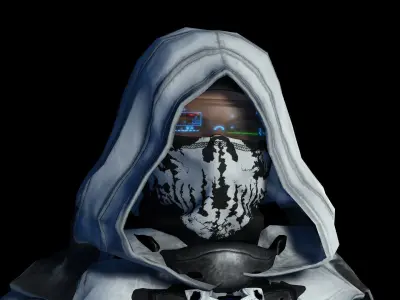 Taskmaster  Low-poly 3D model