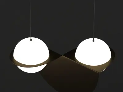 Globe Light Free 3D model