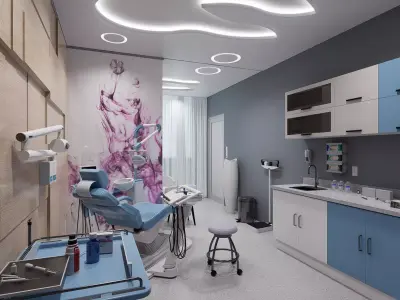 MEDICAL SPACES-DOCTOR OFFICE-DENTIST CLINIC 3D model