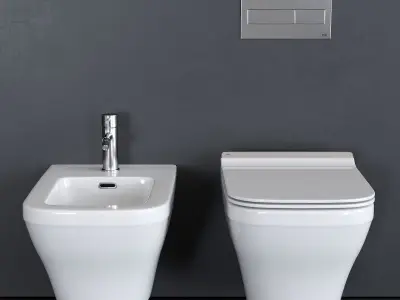  Noken Forma Wall-Hung WC Low-poly 3D model