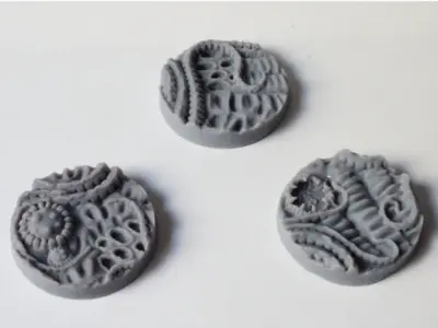 Daemon Scourge Bases - Pack 3D print model