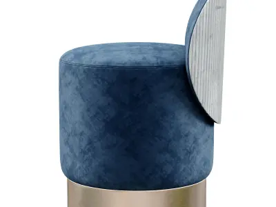 HEGE Pouf rond By Shake 3D model