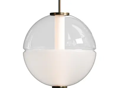 West Elm Zia Round Pendant Lamp 3D model
