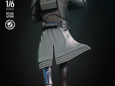 STAR WARS Purge Trooper Sculpture Tested for 3D printing 3D print model