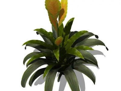 XfrogPlants Flaming Sword 3D model