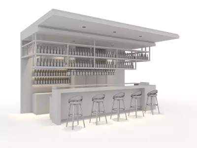 Bar 01 3D model
