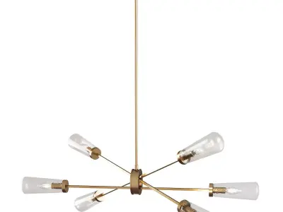 XENIA 6698 LINEAR CHANDELIER Low-poly 3D model