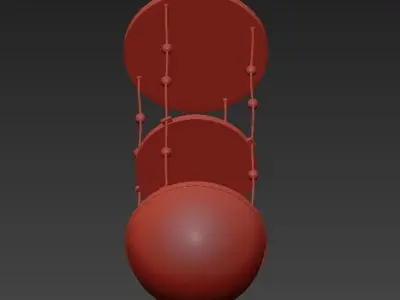AL3 chandelier 3D model