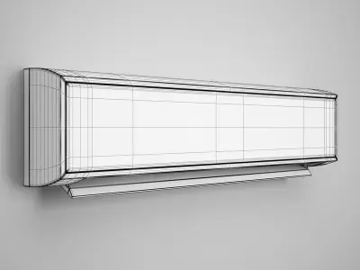Wall Air Conditioner 08 3D model