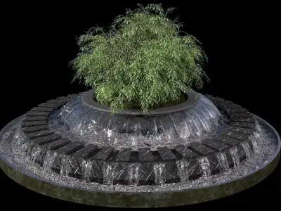 WATERFALL FOUNTAIN CASCADE  NO10 A 3D model