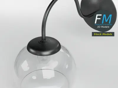 Wall light 1 3D model