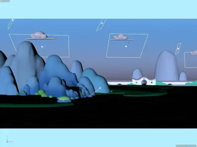  cartoon house 3D model