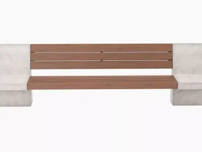 Street Bench  3D model