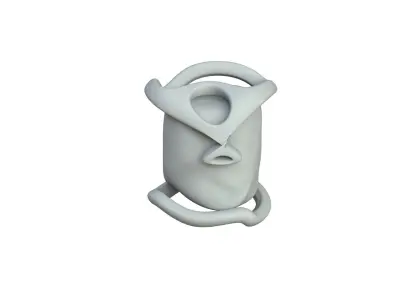 SciFi Shape Object Low Poly n Low-poly 3D model