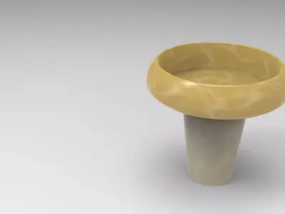 Luano Vase Low-poly 3D model