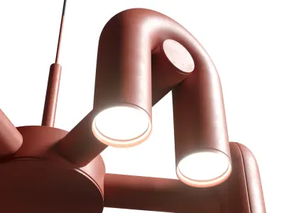 Cirkus Chandelier  Large Low-poly 3D model