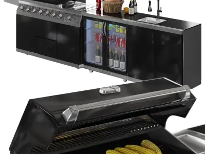 Whistler  outdoor Grill 3D model