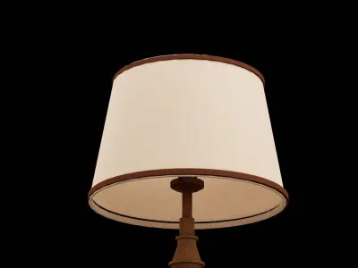 Bed Side Lamp  Low-poly 3D model