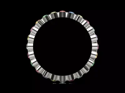 Stl 3dm Ring a Sparkling Rainbow on Your Fingers rr0055 3D print model