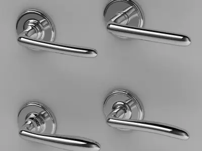 Door Handles 01 04 3D model