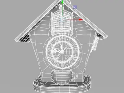 housebird clock  3D model
