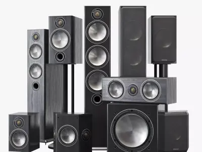 Monitor audio bronze 3D model