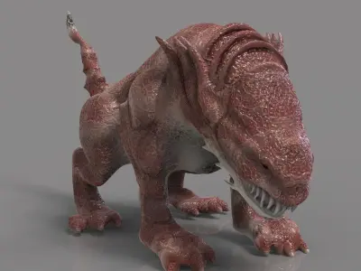 Sci Fi Creature  Low-poly 3D model