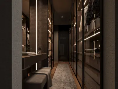 Bedroom 3D model 14
