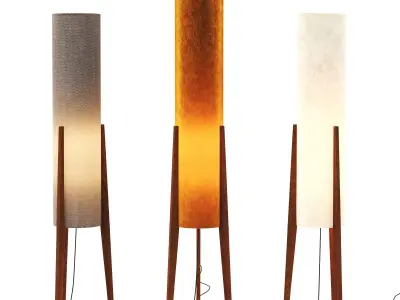 Rocket floor lamps 3D model