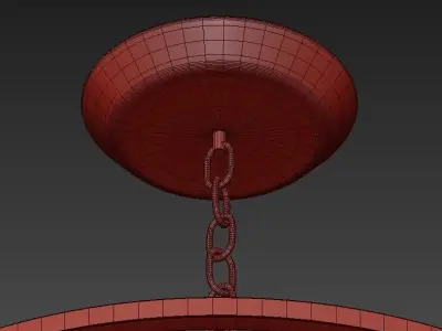 9 Light Pendant 3D model