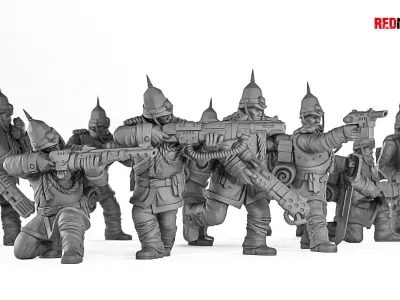 Royal Regiment - Squad of the Imperial Force 3D print model