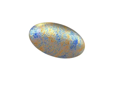 Cosmic Background Radiation v1 004 Low-poly 3D model