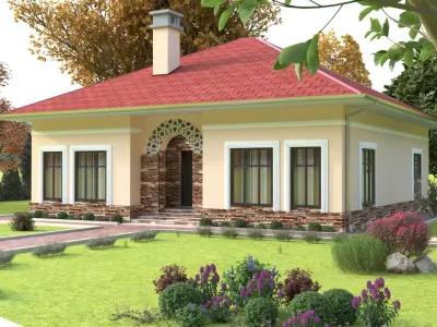 photorealistic exterior design 3D model