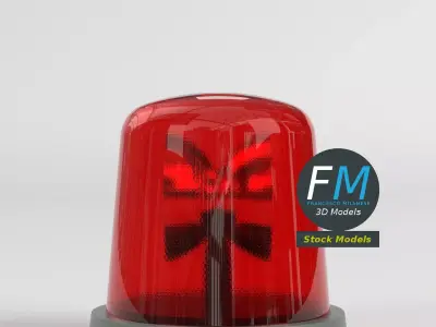 Rotating Beacon Light 2 3D model