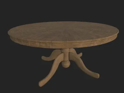 Chairs and Table 3D model