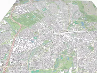 Cityscape Eindhoven Netherlands 3D model